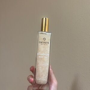 INFINITE BEAUTY Multi 5oz Coconut Scented Shimmer Body Oil